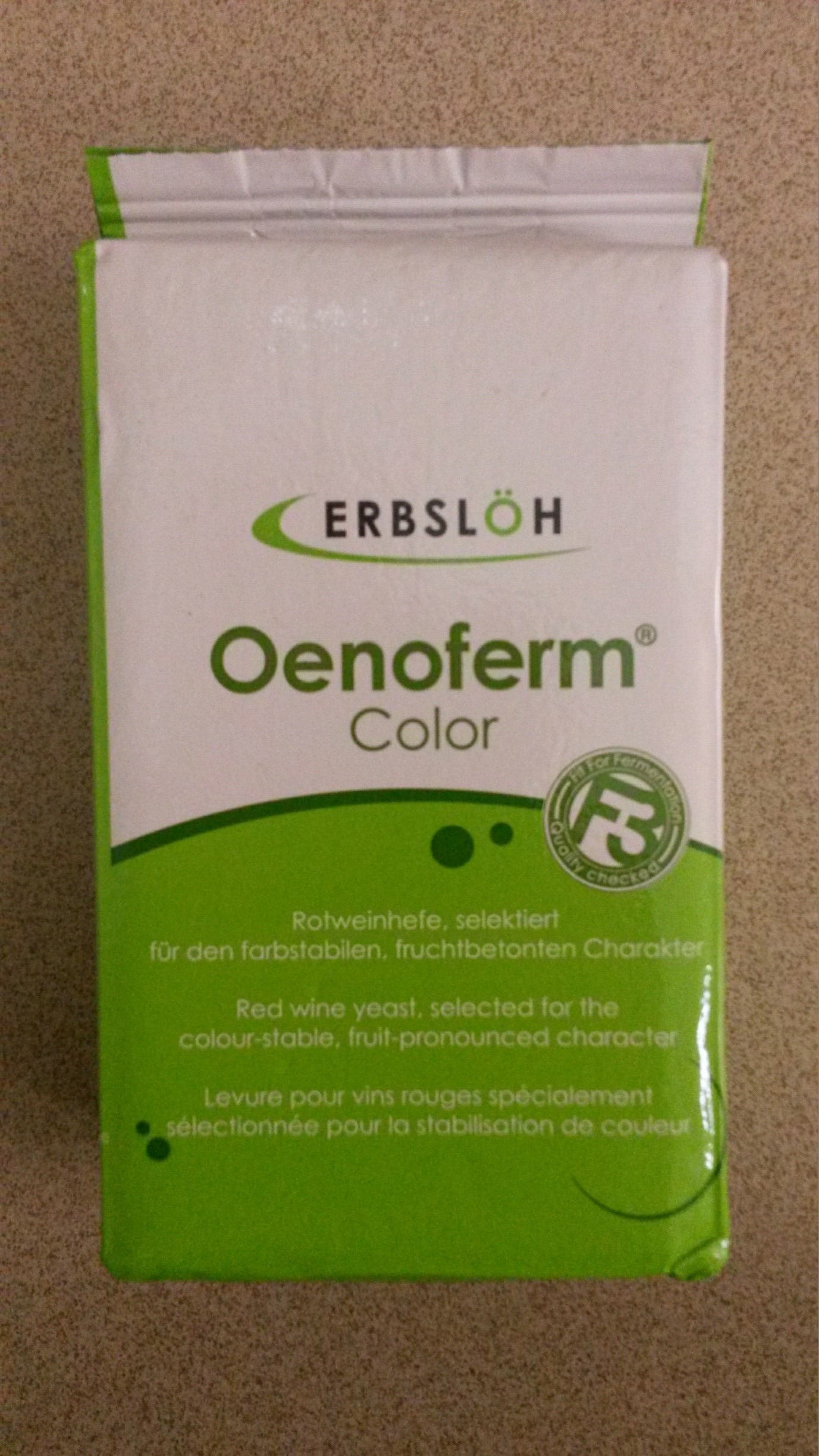 Oenoferm® Color F3,  0,5 kg Gebinde, Preis pro 1 Kilo
