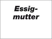 Essigmutter 100 ml / Stück