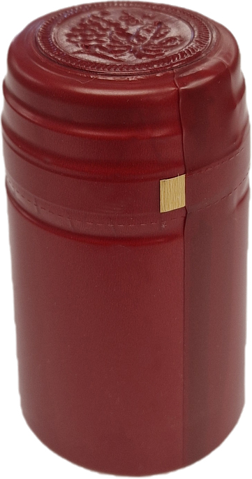 Shrink capsules C ( Combi ) 31/60 carmine red. 1 bar of 55 pieces, price per 100 pcs.