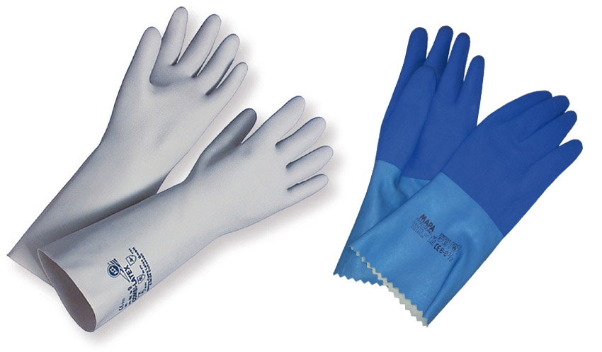 Handschuhe Ric-Grisley, blau Gr. 10