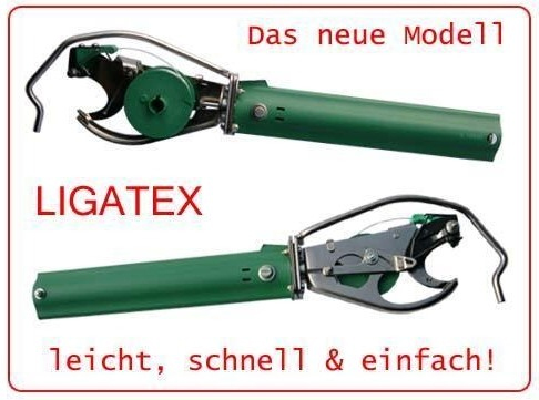 Ligatex Rebenbindegerät Koffer-Set inkl. 8 Drahtrollen 0,4 mm und Ölspray