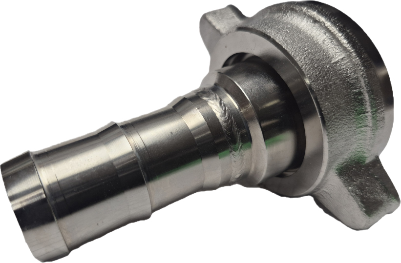 Tapered hose nozzle VA 2/3 solid nozzle with wing nut WKN/25 mm