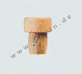 Holz-Griffkorken HGK/01. 17 mm gerade schwarz