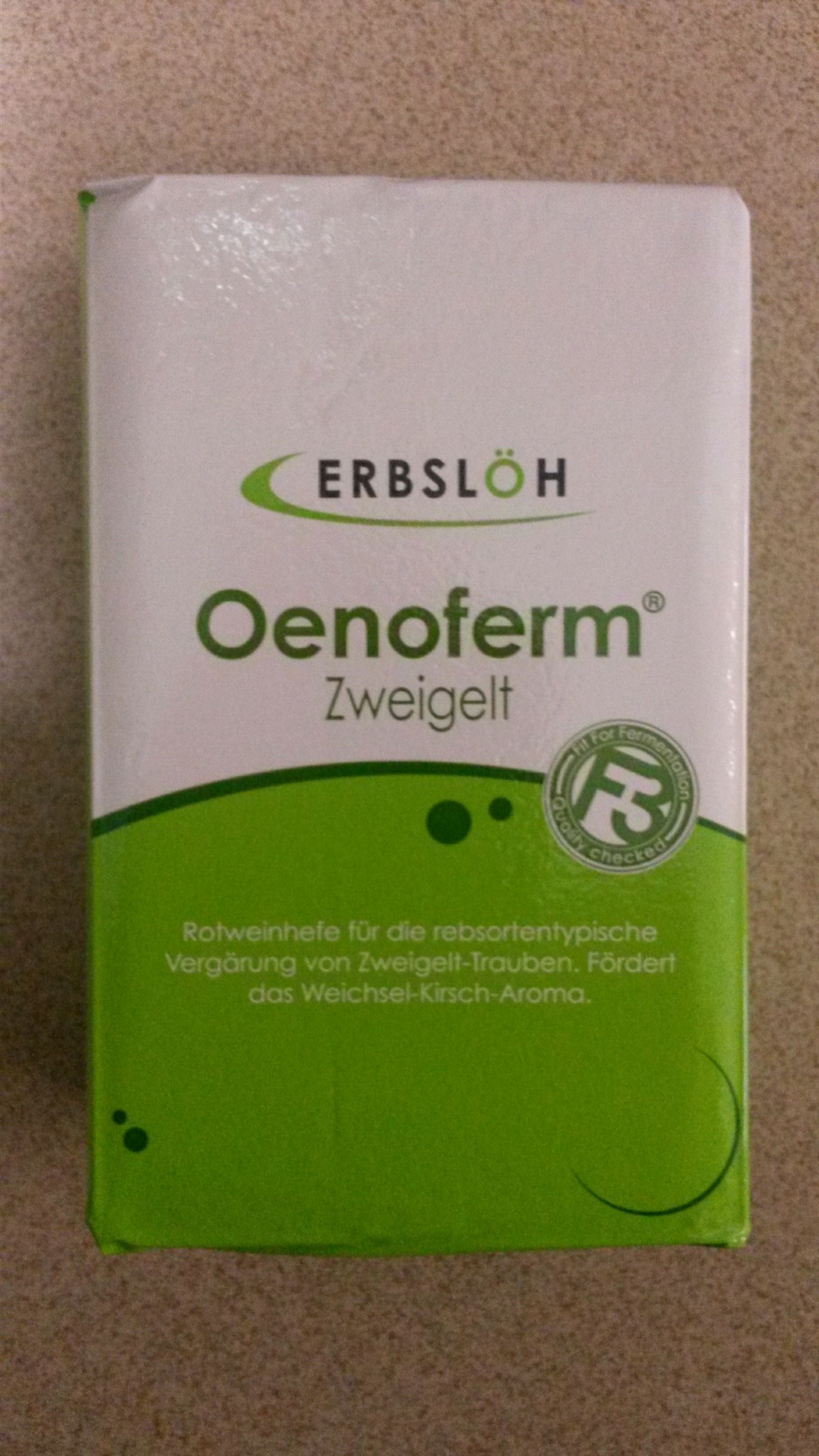Oenoferm® Zweigelt F3,  0,5 kg Gebinde, Preis pro 1 Kilo