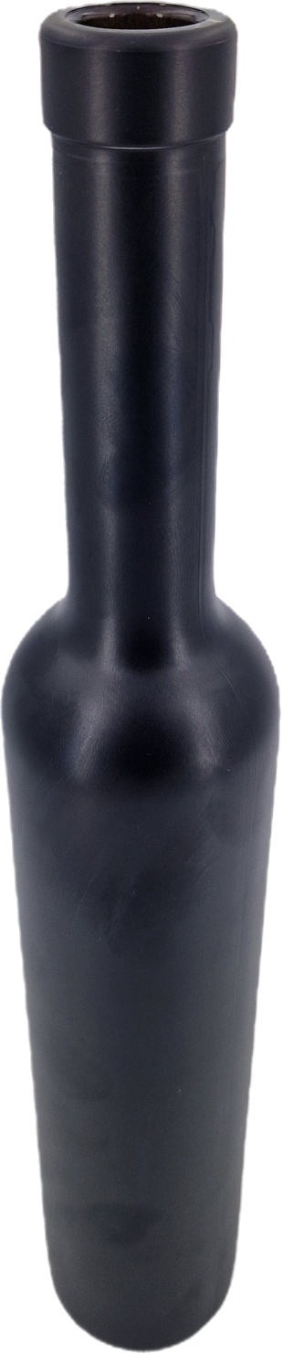 Flasche Bordeaux Futura 500 ml, schwarz satiniert, BM