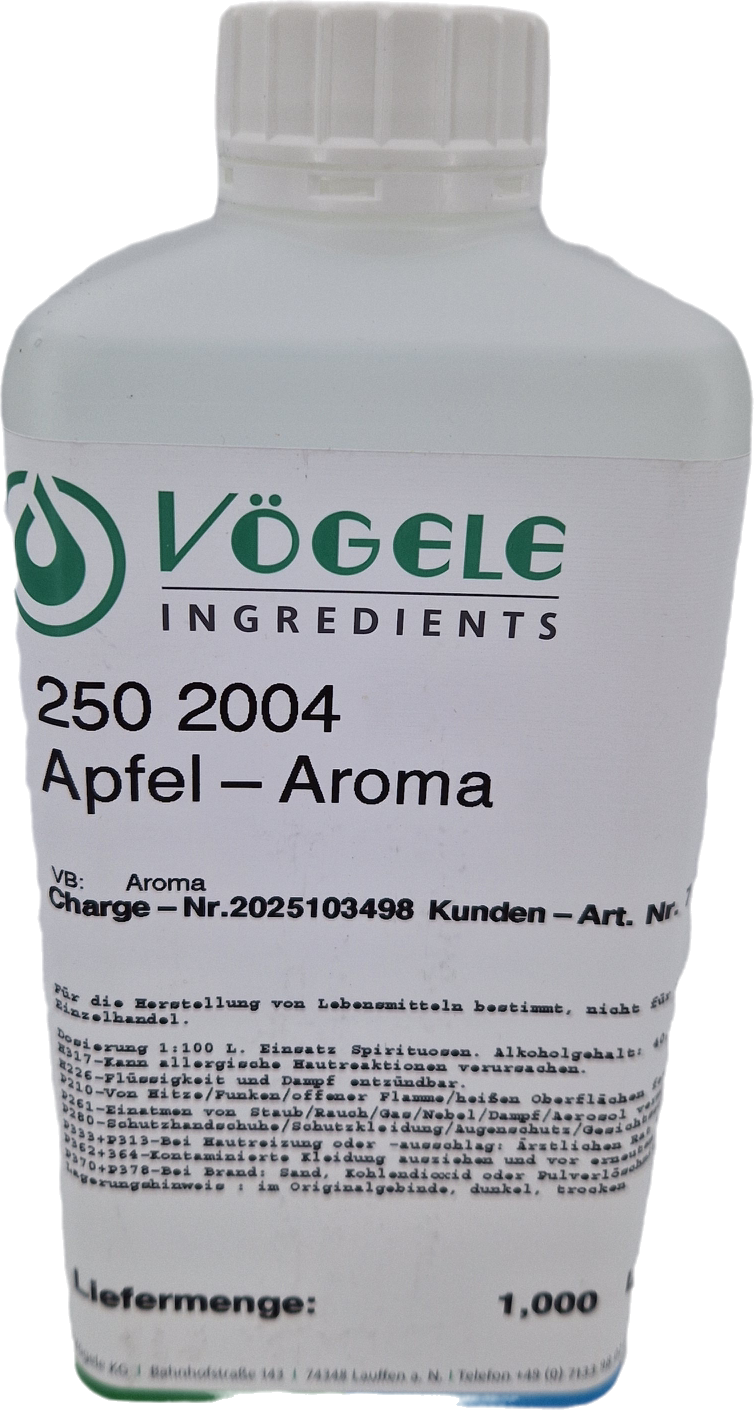 Aroma Apfel f. klare Spirituosen 1 Ltr. Gebinde