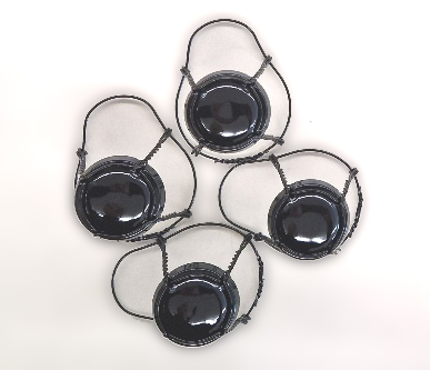 100 Drahtbügel für Sektkorken (Agraffen), schwarz 100 Drahtbügel für Sektkorken (Agraffen), schwarz