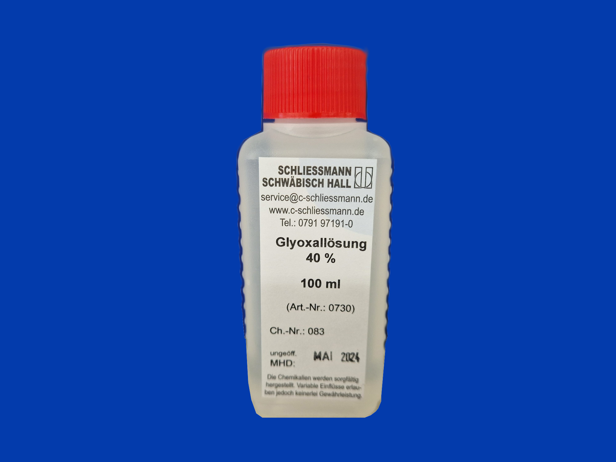 Glyoxallösung 40%, neutralisiert - 100 ml