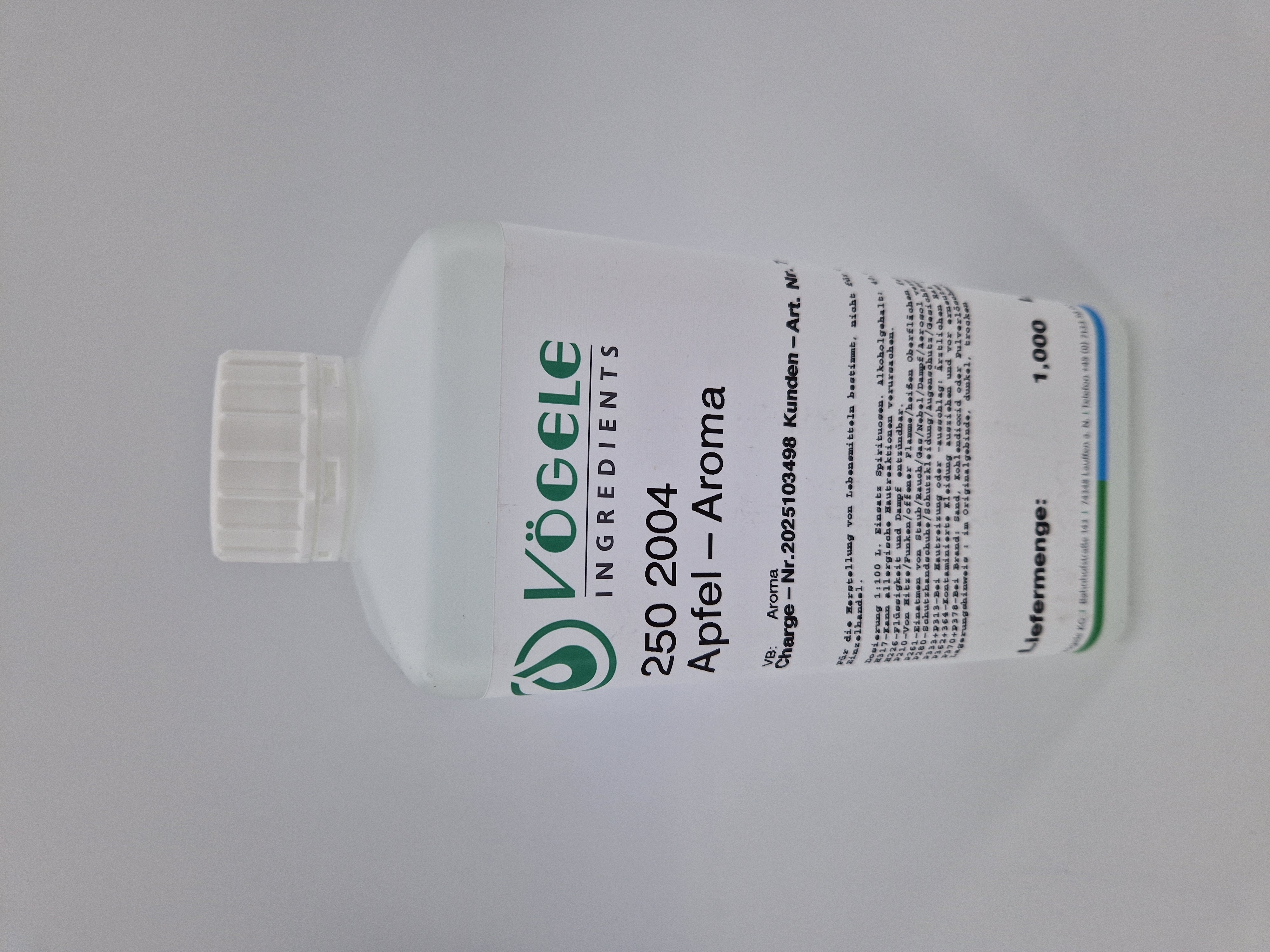 Aroma Apfel f. klare Spirituosen 1 Ltr. Gebinde