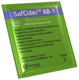 Trockenreinzuchthefen SafCider AB-1,  5 g Gebinde