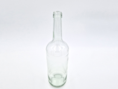 Flasche Geradhals 1000 ml, weiß, PP28