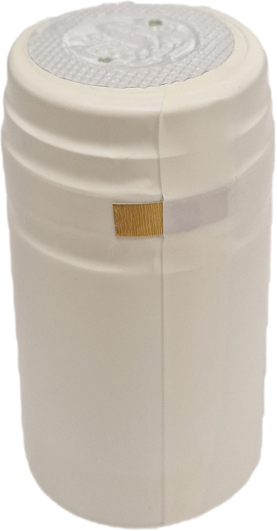 Schrumpfkapseln S 32,5/60 weißlack, 1 Karton à 6000 Stück, Preis pro 1000