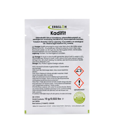 Kalfit - Kaliumdisulfit/Kaliumpyrosulfit  E 224, 1kg Beutel