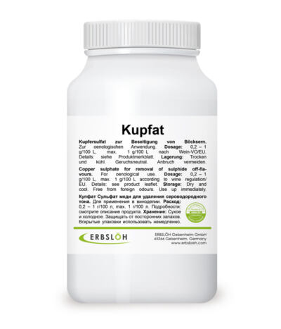 Kupfat – Kupfersulfat, 0,5 kg Gebinde, Preis pro kg