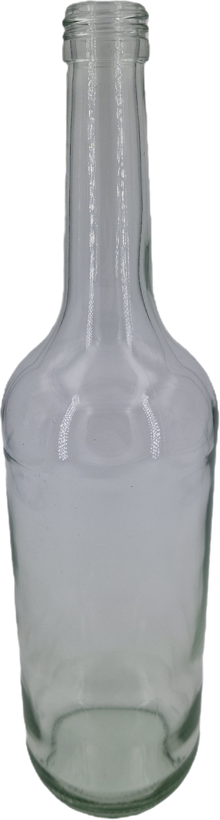 Flasche Geradhals 1000 ml, weiß, PP28
