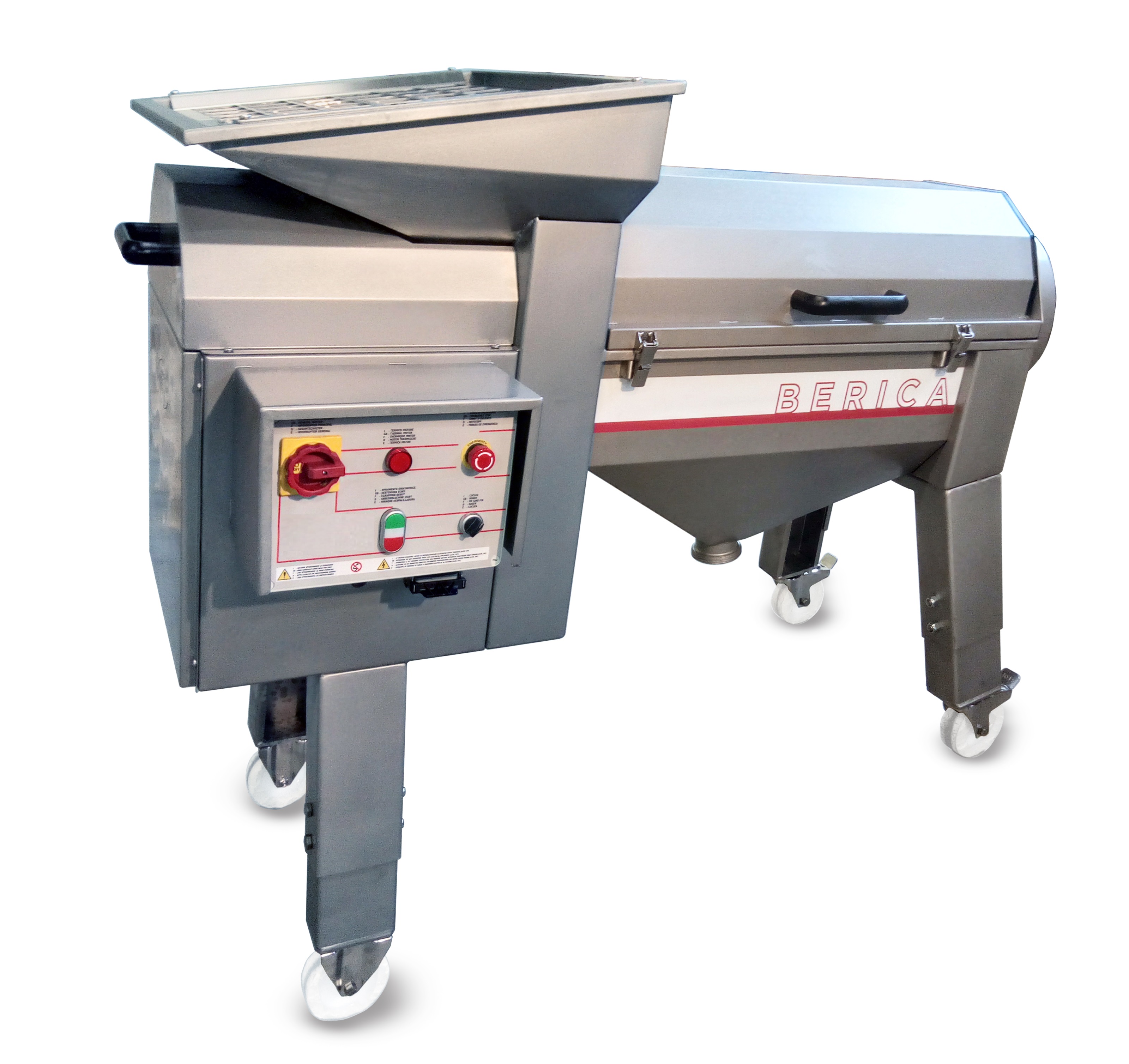 Entsteinmaschine BERICA für Kirschen (Standard), Mirabellen, Zwetschgen usw. 400 Volt