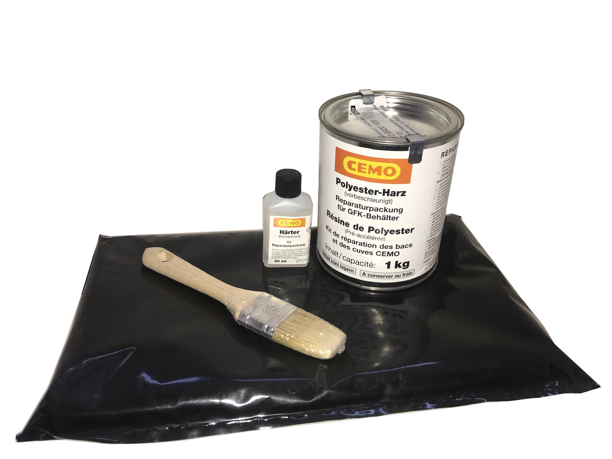 Reparaturpackung für Cemo Rechteckbehälter (Chemo Zuber)