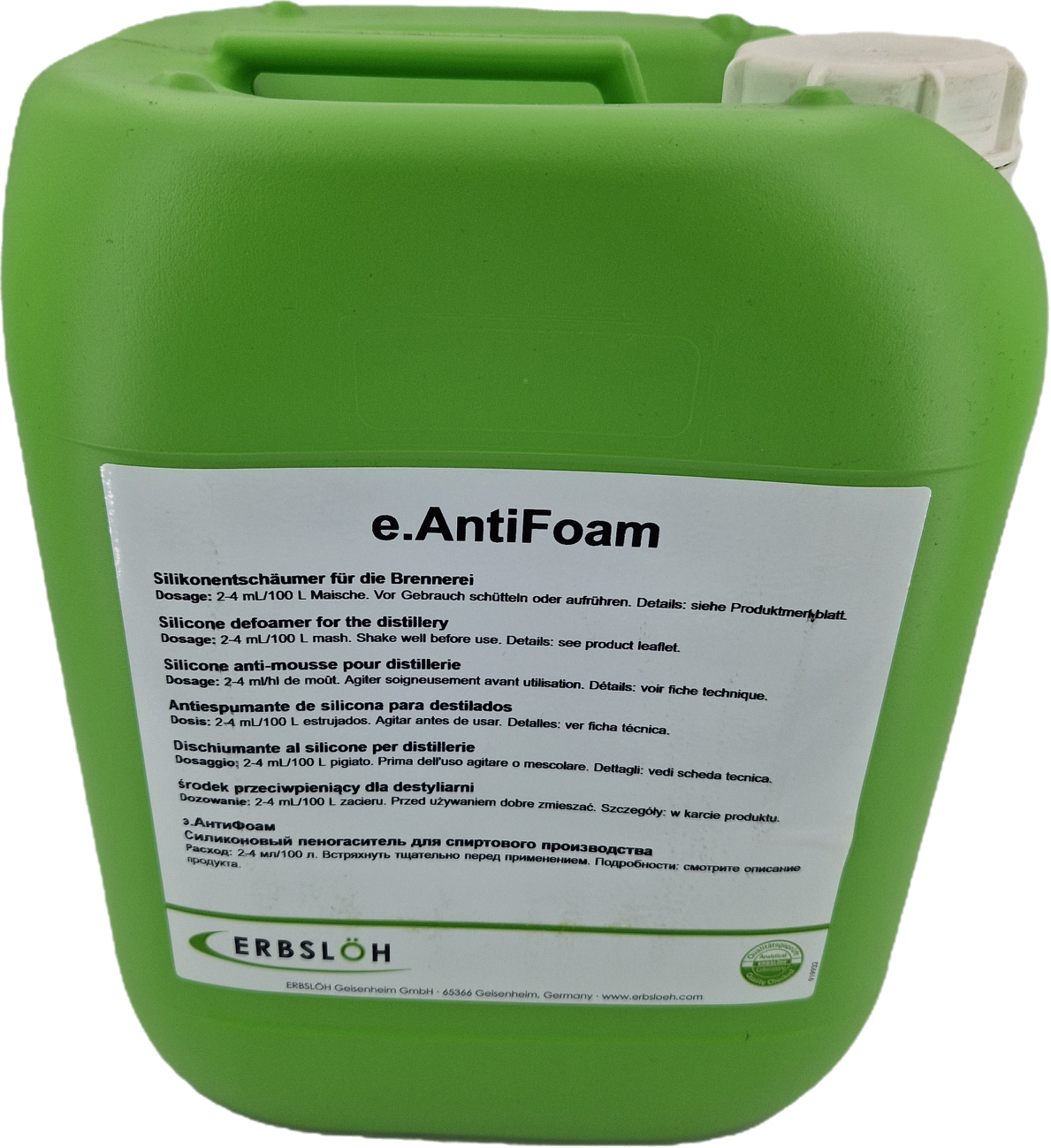 Erbslöh AntiFoam (ehem.Schaum-Ex), 10 kg Kanister, Preis pro kg