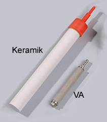 Frittekerze Keramik