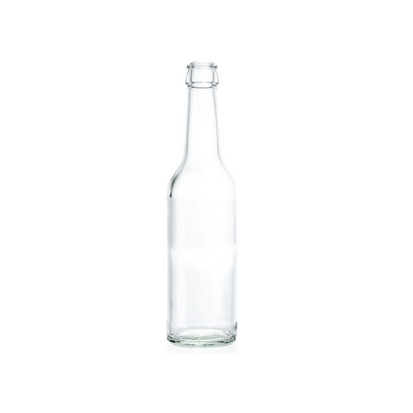 Flasche Longneck 0,33 l, weiß, CC26 Kronkorkmündung