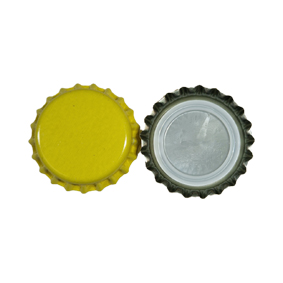 Kronenkorken CC 26 kurz, 100 Stk. gelb