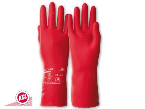 Handschuhe Camparen rot Gr. 10