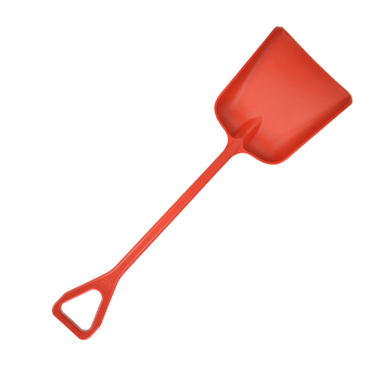 Schaufel groß HR 70 rot. Maße: 347 x 410 x 1100
