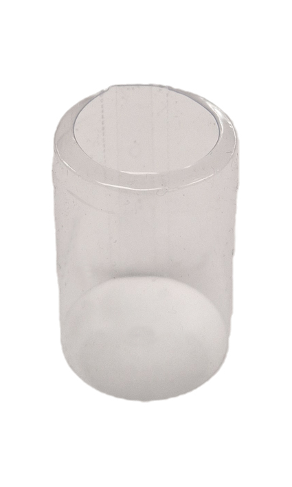 Schrumpfkapseln transparent 24/35, perforierter Abriss, 1 Stange á 40 Stück, Preis pro 100 Stk.