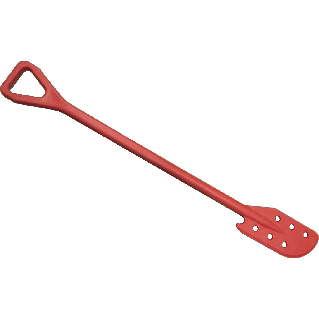 Rührlöffel mit Löcher HR80 Maße: 125 x 290 x 1190