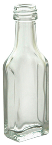 Flasche Portion eckig  20 ml, PP18