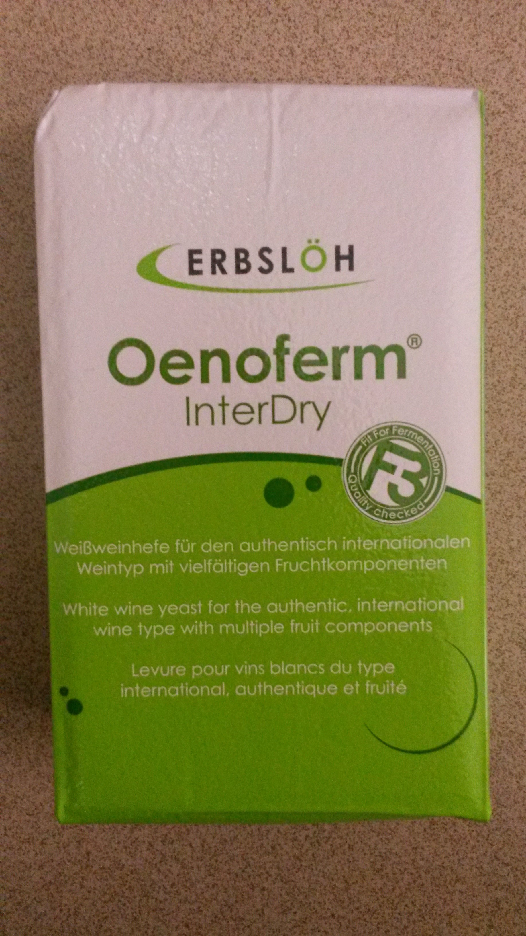 Oenoferm® Interdry F3,  0,5 kg Gebinde, Preis pro 1 Kilo