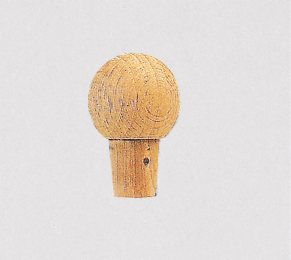 Holz-Griffkorken K 28 HGK- Kugel klein, 17/14 mm, natur